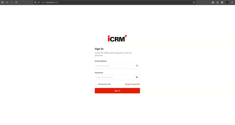 ICRM Login